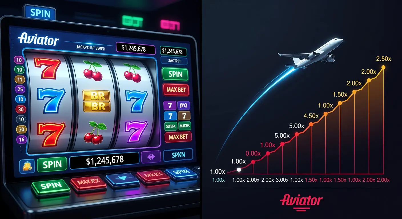 Почему слоты сравнивают с Aviator чаще, чем с классикой
